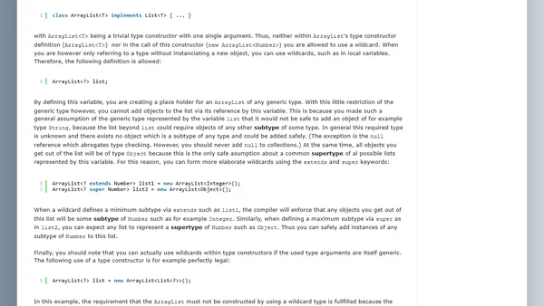 Subtyping in Java generics