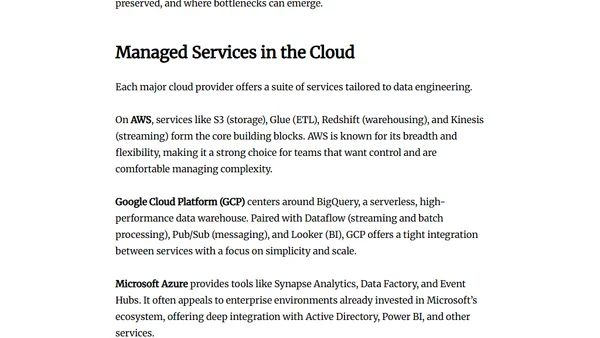 Introduction to Data Engineering Concepts | Cloud Data Platforms and the Modern Stack
