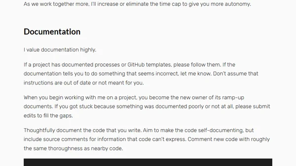 Guidelines for Freelance Developers Working with Me