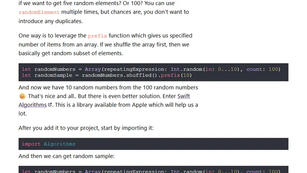 Randomness in Swift: Comprehensive overview