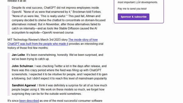 ChatGPT is three years old today