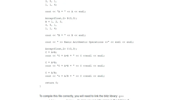 C/C++ Scientific Programming Libraries and Tools
