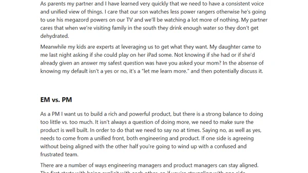 The Engineering Manager/Product Manager Marriage