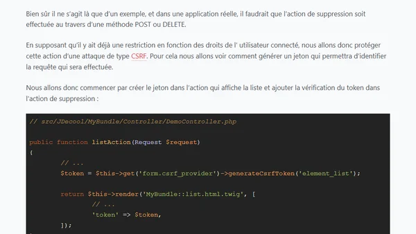 Protégez vos actions Symfony2