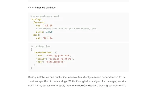 Categorize Your Dependencies