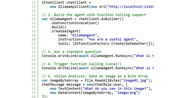 🤖 Local AI Power: Vision and Function Calling with Microsoft Agent Framework and Ollama