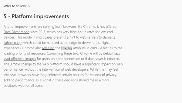 Six Web Performance Technologies to Watch in 2020