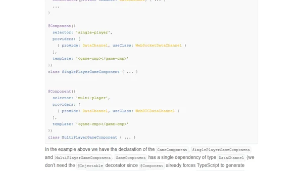 Implementing Angular's Dependency Injection in React. Understanding Element Injectors.