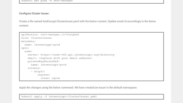 Automate Certificate Issue and Renewal process - k8s cluster