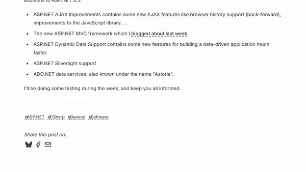 ASP.NET 3.5 Extensions CTP preview released