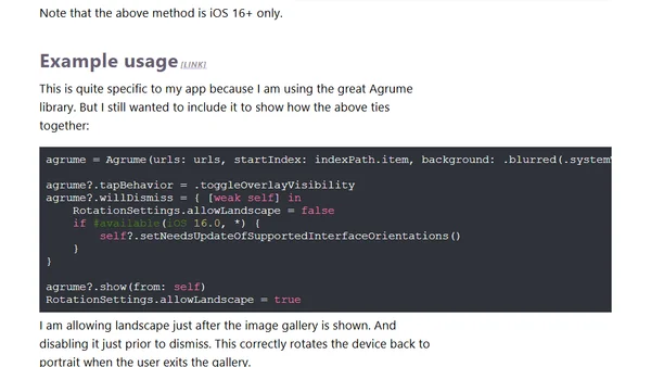 How to allow landscape for single screen in your UIKit app