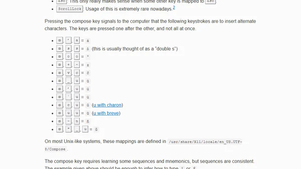 Typing non-English characters