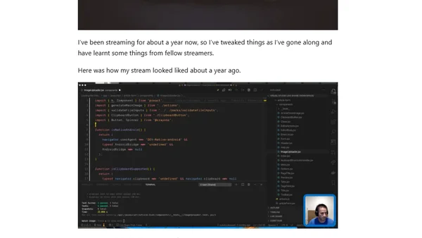 My Twitch Stream Setup