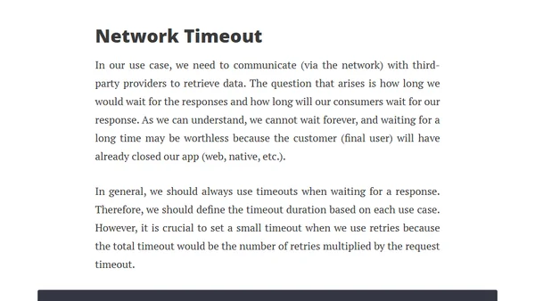 Strategies to Handle Transient Faults in Web APIs