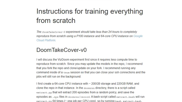 World Models Experiments