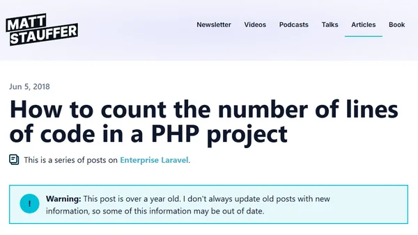 How to count the number of lines of code in a PHP project