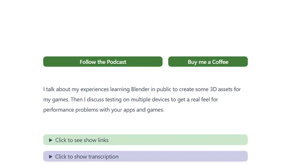 Learning Blender in public, a great resource, video game testing advice
