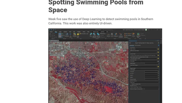 A Review of Esri's Spatial Data Science MOOC