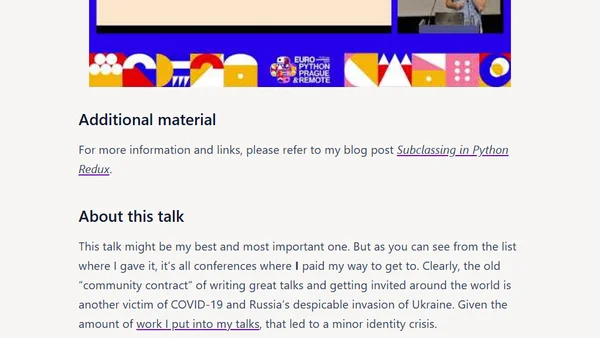 Subclassing, Composition, Python, and You