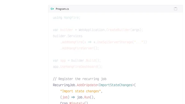 Prevent a Hangfire job from running when it is already active
