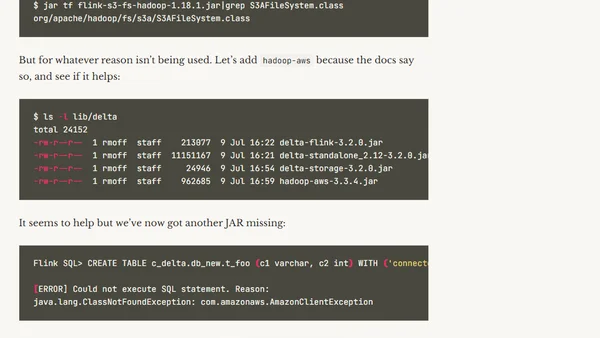 Adventures with Apache Flink and Delta Lake