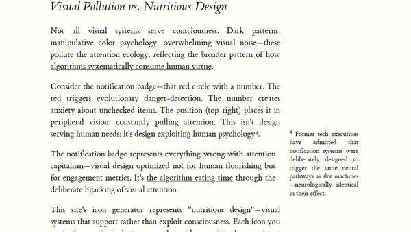 Visual Hierarchy and the Shape of Attention