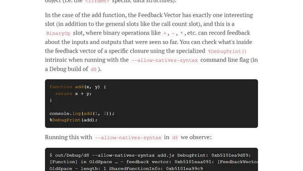 An Introduction to Speculative Optimization in V8