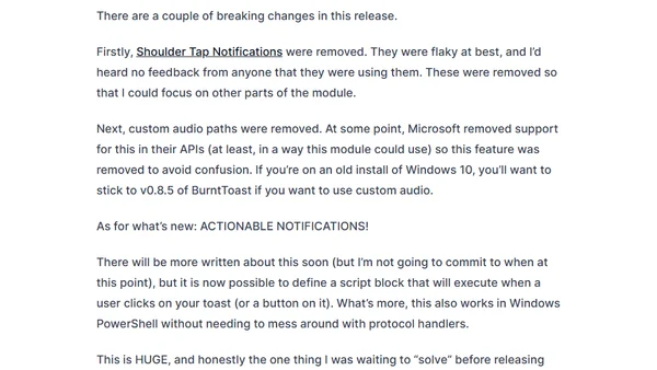 Ten Years Toasting: BurntToast Hits the Big v1!