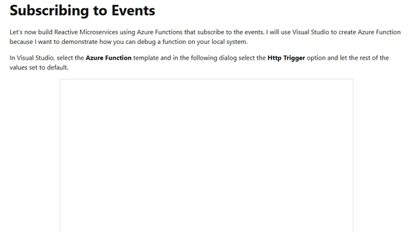 Building and Testing Reactive Microservices in Azure with Event Grid, Azure Functions, and Ngrok