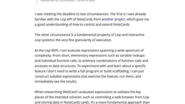 How Lisp helped my RetroChallenge 2024 project