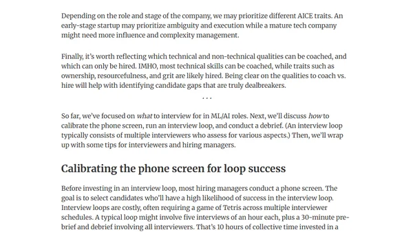 How to Interview and Hire ML/AI Engineers