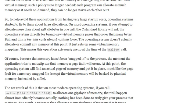 Debugging Your Operating System: A Lesson In Memory Allocation