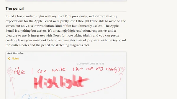 Tools I Use: iPad Pro