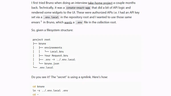 ProTip™: Use Bruno with an Existing `.env`
