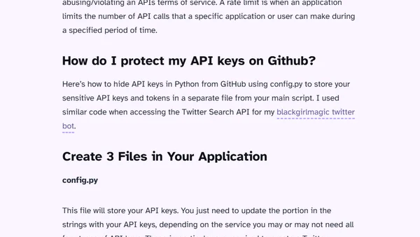 Hide Your API Keys