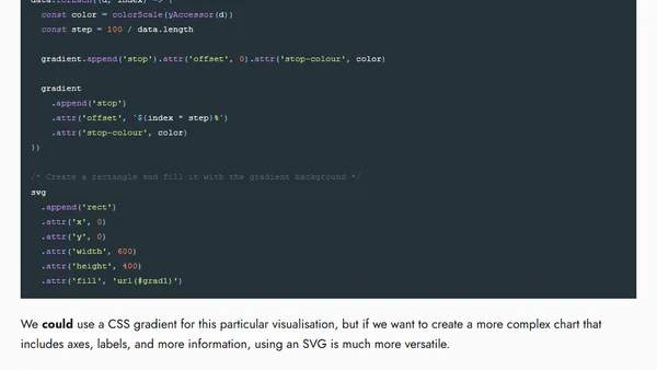 Working with Colour Scales for Data Visualisation in D3