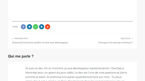 Le développeur toxique