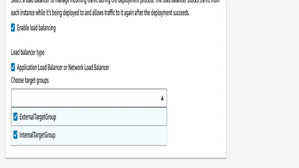 Multiple Load Balancer Support in AWS CodeDeploy