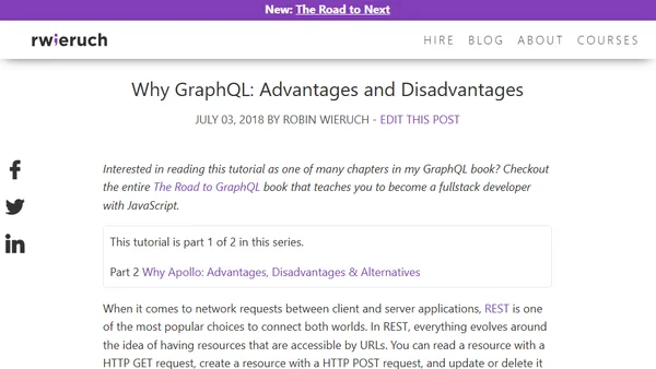 Why GraphQL: Advantages and Disadvantages