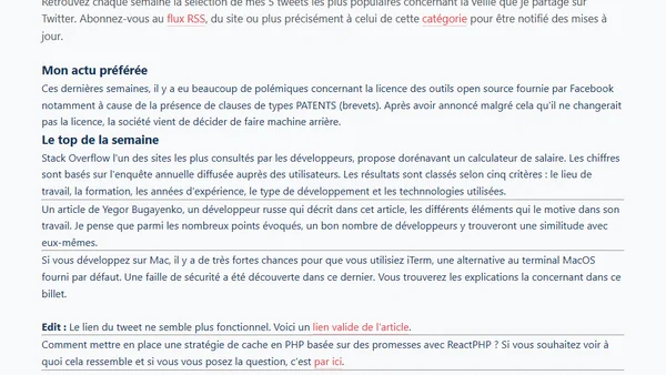 Ma semaine 38 de veille (18/09/2017 -> 24/09/2017)