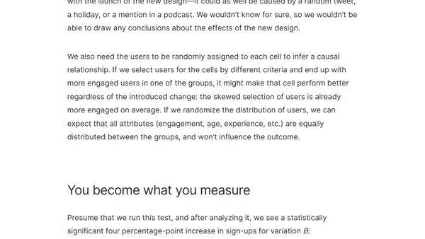A brief introduction to A/B-testing