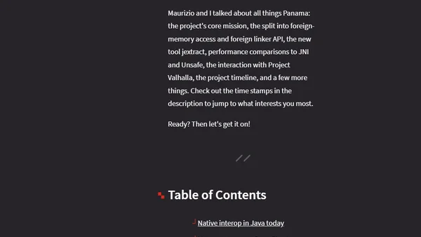 The State of Project Panama with Maurizio Cimadamore