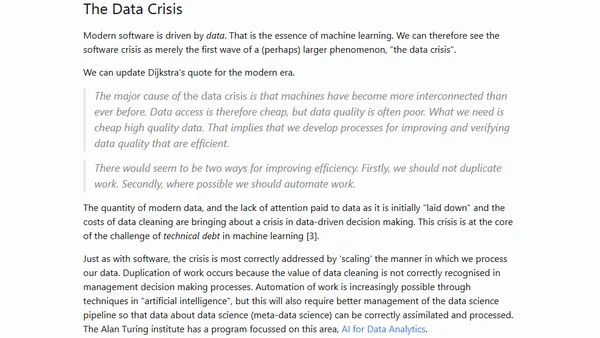 The 3Ds of Machine Learning Systems Design
