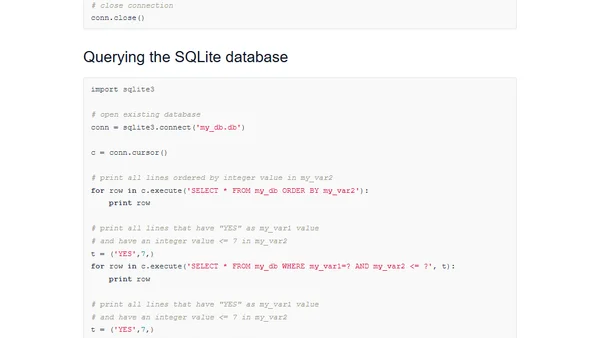 SQLite