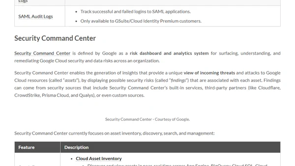 Security Logging in Cloud Environments - GCP