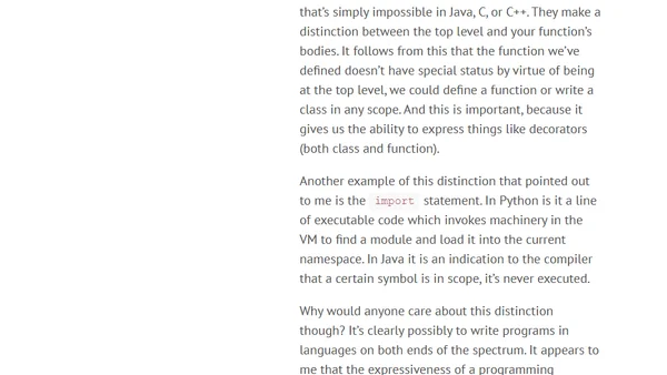 The run-time distinction