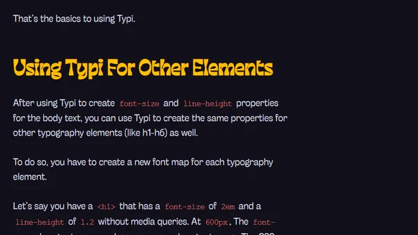 An In-depth Tutorial to Typi