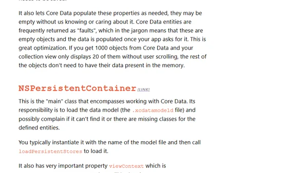 Demystifying Core Data: A guide for newcomers
