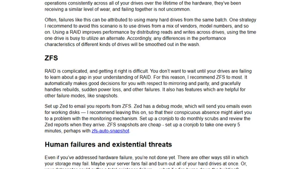 How to store data forever