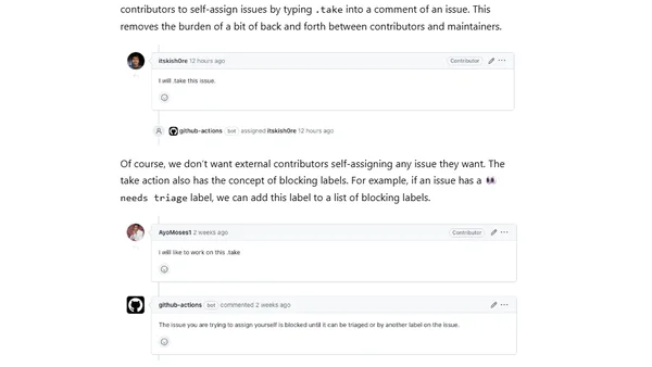 GitHub Actions: A Maintainer's Best Friend